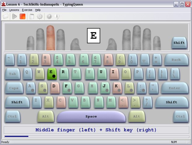 TypingQueen - Typing Tutor Screenshot