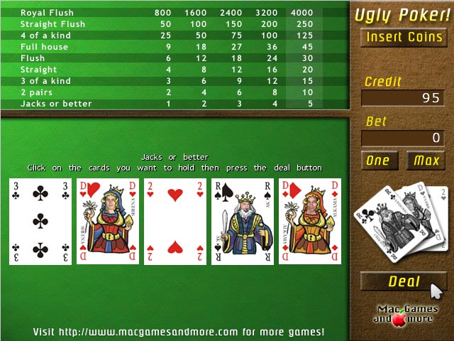 Ugly Poker Screenshot