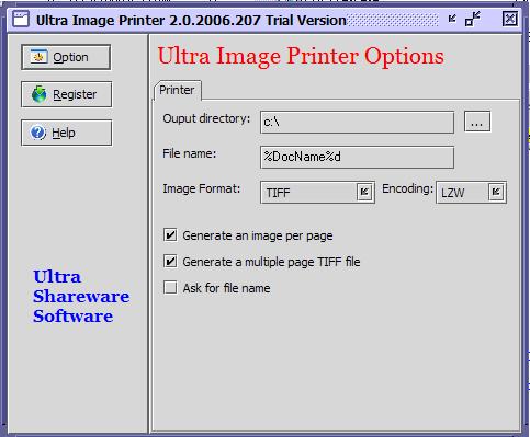Ultra Image Printer Screenshot