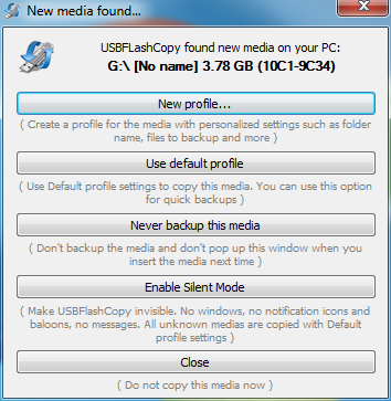 USBFlashCopy Screenshot