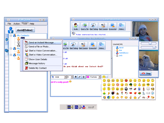 Vigorous Enterprise Messenger Screenshot