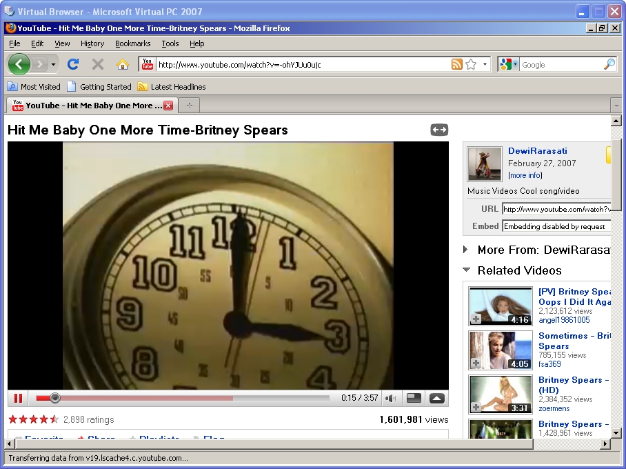 Virtual Browser Screenshot