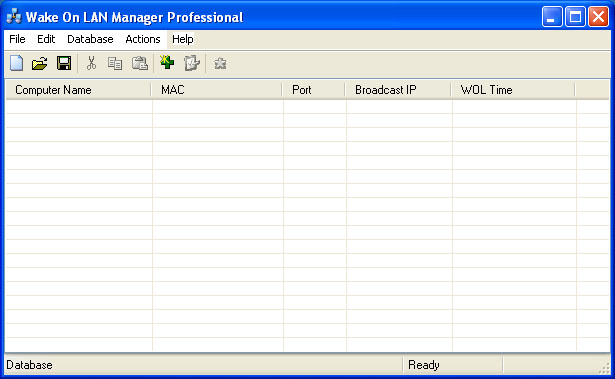 Wake On LAN Manager Professional 2005 Screenshot