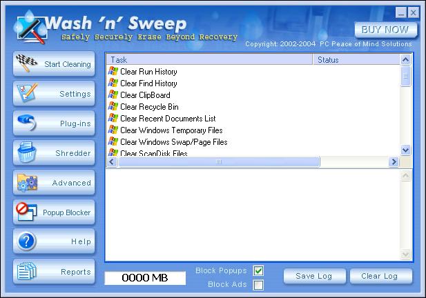 Wash n Sweep Screenshot