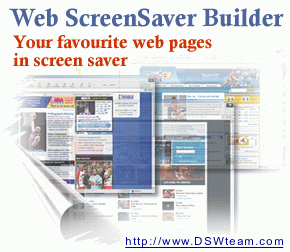 Web Screen Saver Builder Screenshot