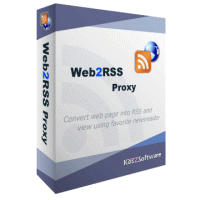 Web2RSS Proxy Screenshot