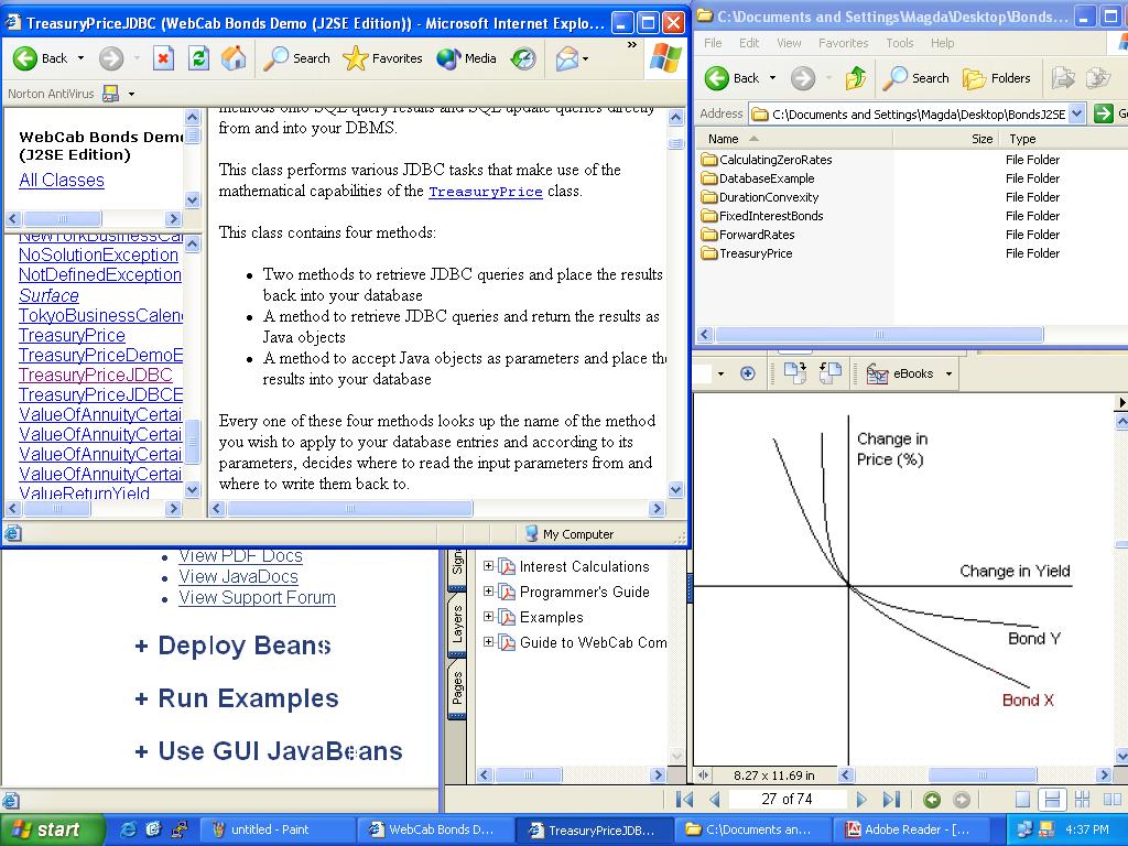 WebCab Bonds (J2SE Edition) Screenshot
