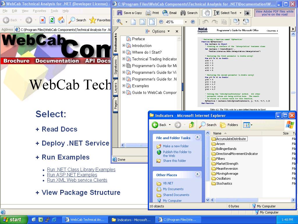 WebCab TA for .NET (Community Edition) Screenshot