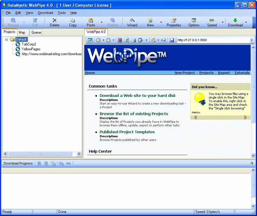 WebPipe Screenshot