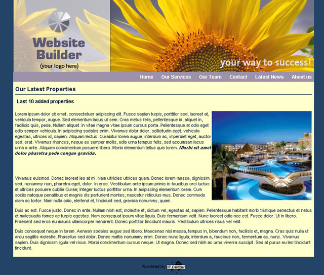 Website Builder Screenshot