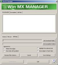 WinMx Manager Screenshot