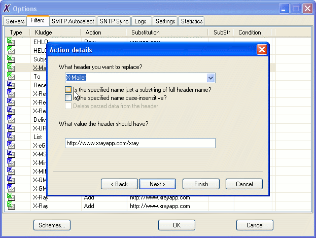 X-Ray Mail Assistant Beta Screenshot