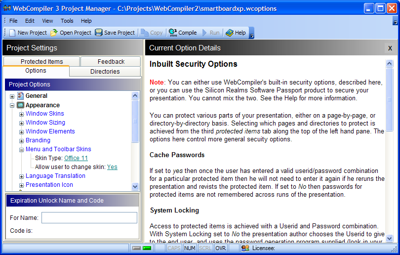X2Net WebCompiler Screenshot