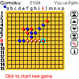 xGomoku for PALM Screenshot