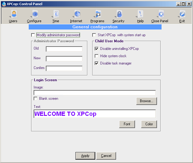 XPcop Screenshot