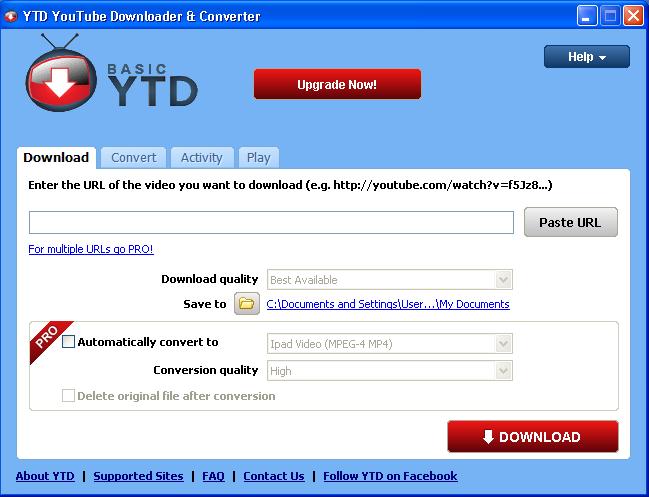 YouTube Downloader Screenshot