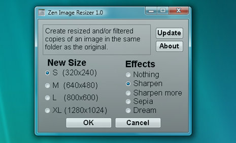 Zen Image Resizer Screenshot