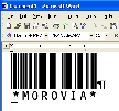 Morovia Code 93 Barcode Fontware Screenshot